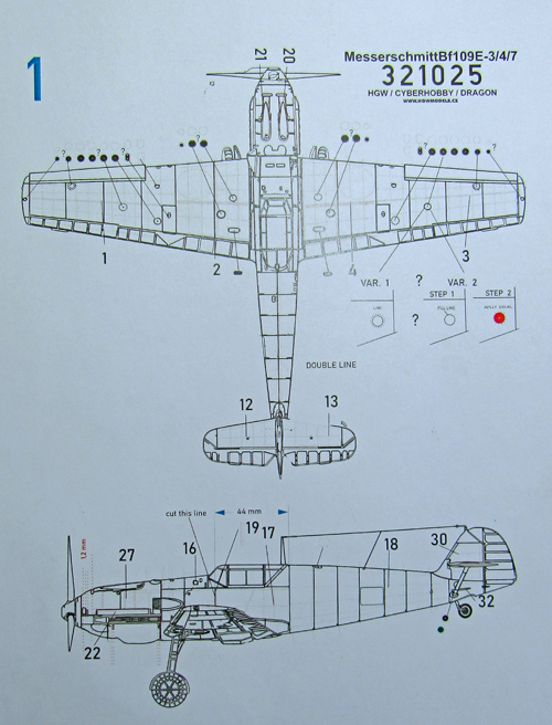 HGW Models Messerschmitt BF109E 7 Trop 1 32 Strana 5 z 9 Modelování