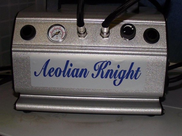 5 compresor portátil Aeolian Knight con aerógrafo absoluto de HN Tools