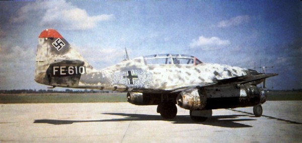 2 HN Ac trompetist Messerschmitt Me 262B1aU1 1.32