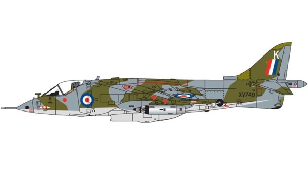 14a HN Ac Airfix หาบเร่ Siddeley Harrier GR1 1.72