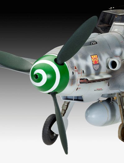 3 HN Ac Revell Messerschmitt Bf 109G6 Terlambat Awal 1.32