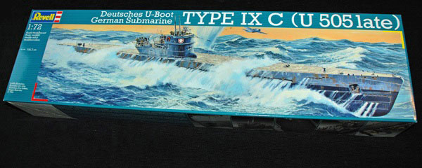 1-HN-Ma-Revell-Type-IXc-немецкий UBoat-U-505-Late-1.72