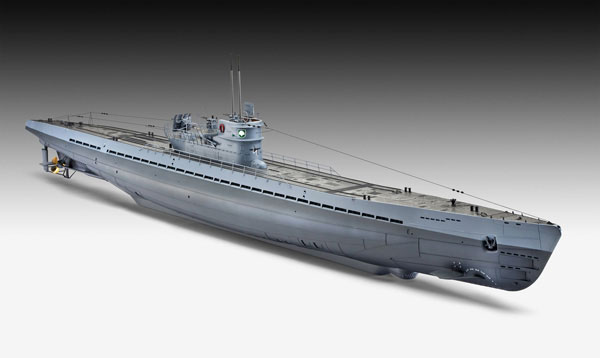 2-HN-Ma-Revell-Type-IXc-немецкий UBoat-U-505-Late-1.72