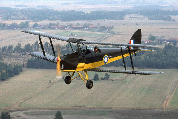 1a BN Ac Airfix De Havilland DH82a টাইগার মথ 1.72