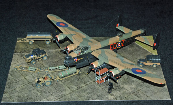 1 HN Ac Other Noys Miniatures Β 'Παγκοσμίου Πολέμου Heavy Bomber Dispersal Compact 1.72