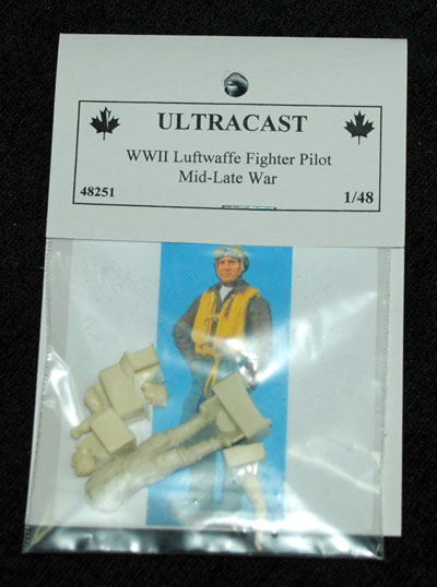 1 Pilote de chasse HN Ac Resin Ultracast Luftwaffe 48251 1.48