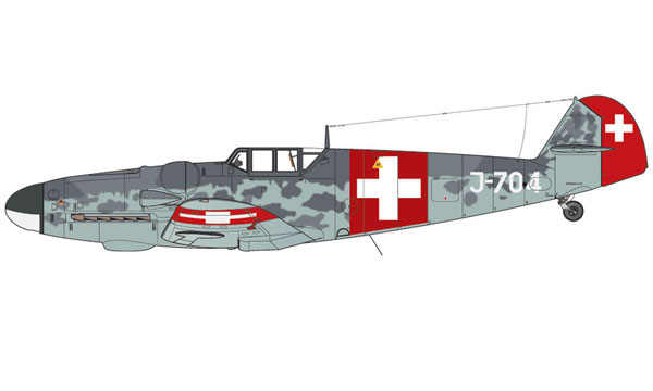 18 HN Ac Airfix-Messerschmitt Bf 109G6 1.72