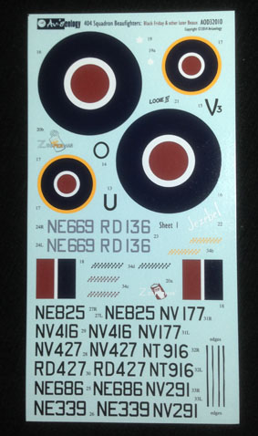 2 Stiker HN Ac Aviaeology 404 Sqn Beaufighters 1.32