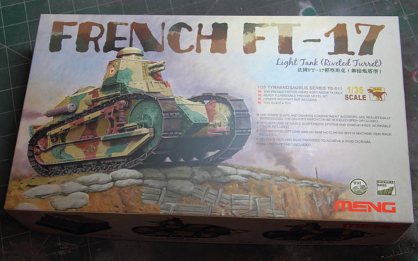1 बीएन आर मेंग फ्रेंच एफटी17 लाइट टैंक 1.35 पीटी1