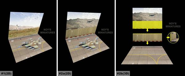 2 HN Ac Otros Noys Miniatures IDFAF Airbase Set