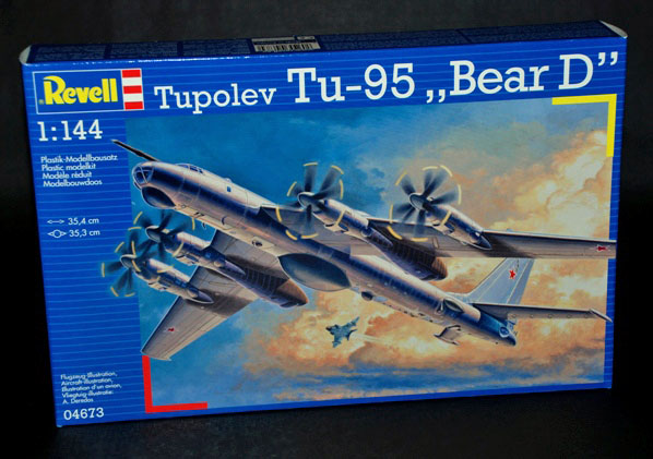 1 HN Kits de aire acondicionado Revell Tupolev Tu95 Bear D 1.144