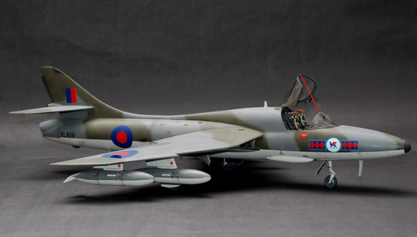 1b BN Ac Revell Hawker Hunter Fisher T7 Konvertering 1.32