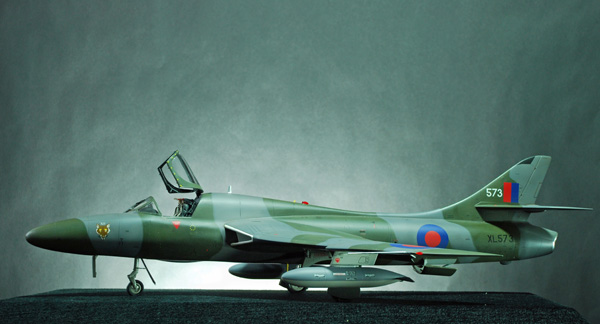 Μετατροπή 2a BN Ac Revell Hawker Hunter Fisher T7 1.32