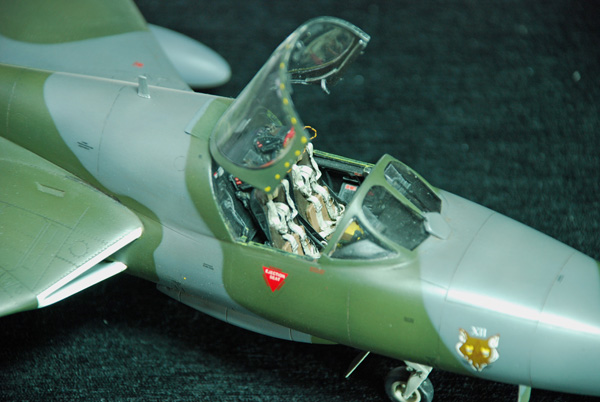 Μετατροπή 2b BN Ac Revell Hawker Hunter Fisher T7 1.32