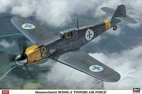 5 BN AC Hasegawa Bf109G2 finn AF 1.32 Pt1