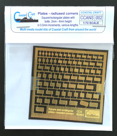 1 Modèles HN-All-Coastal Craft - Plaques carrées et rectangulaires - coins arrondis