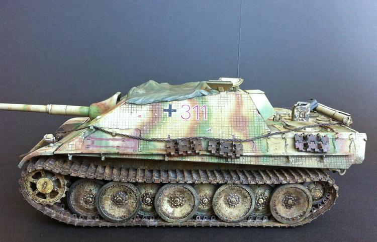 3 BN-Ar-Dragon-Jagdpanther ausf G tidlig produksjon, 1.35