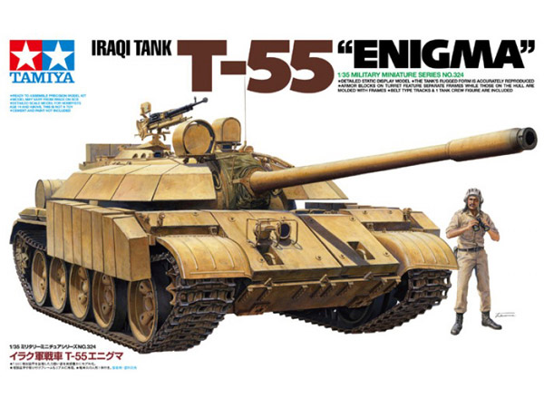 Irácký tank Tamiya T-55 Enigma 1:35