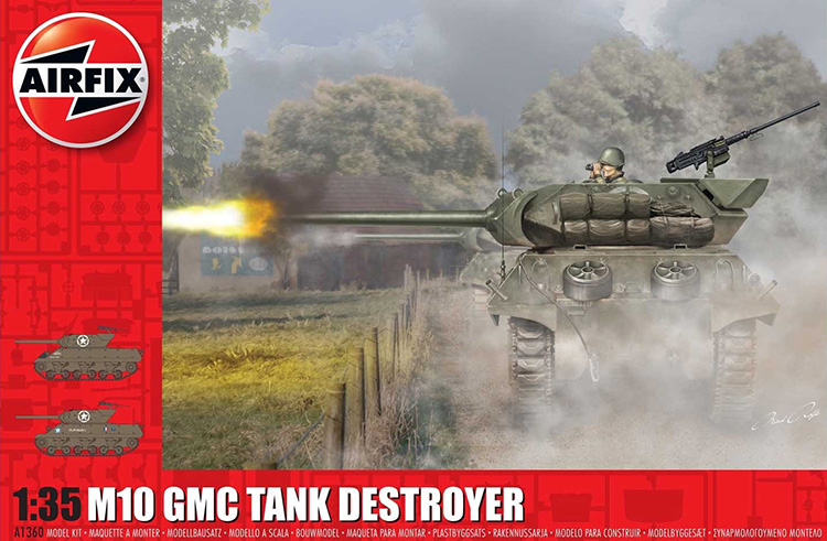 Унищожител на танкове Airfix GMC M10 1:35