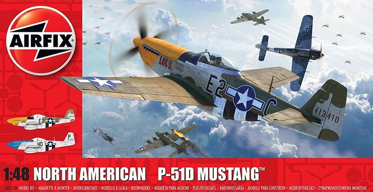 Airfix Kuzey Amerika P-51D Mustang 1:48