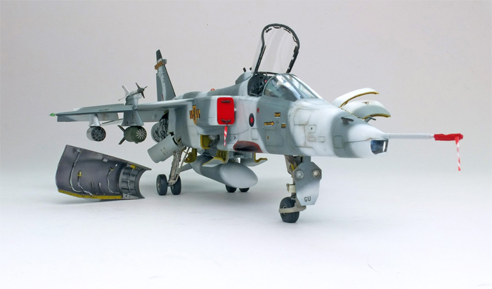 Kitty Hawk BAe Jaguar GR.3 (construção WH) 1:48