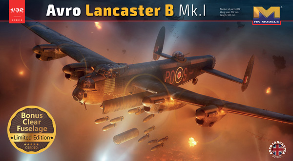 Hong Kong-modeller Avro Lancaster B Mk.1 1:32