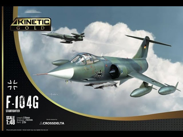 Kinetic (Gold-serie) F-104G Luftwaffe Starfighter 1:48