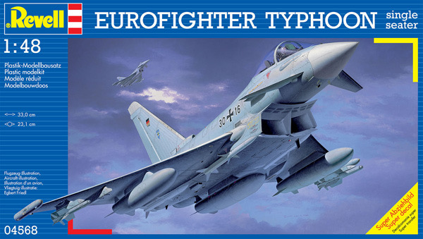 Revell Eurofighter Typhoon ที่นั่งเดี่ยว F.2 1:48