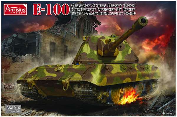 Tanque superpesado alemán E-100 divertido Hobby 1:35