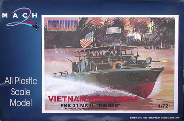Mach 2 Perahu Sungai Vietnam PBR 31 Mk.II Pibber 1:72