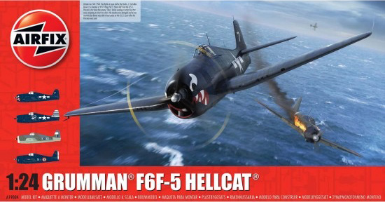 Airfix FAA Hellcat ไมเคิล เอส สร้าง 1:24