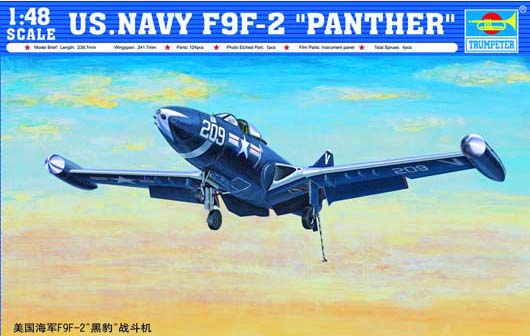 小號手美國海軍 F9F-2 黑豹，尼爾·阿姆斯特朗 1:48