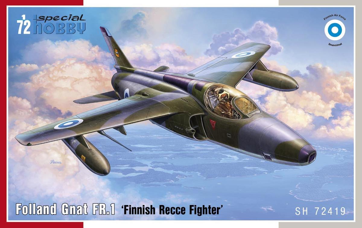 งานอดิเรกพิเศษ Folland Gnat FR.1, Finnish Recce Fighter 1:72
