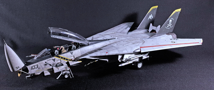 Trwmpedwr Grumman F-14B Tomcat, 1:32