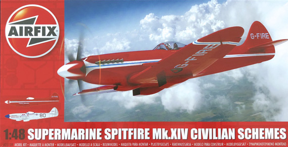 Airfix Supermarine Spitfire Mk.IV Гражданские схемы 1:48