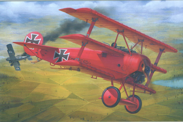 Meng Fokker Dr.1 Üç Uçak 1:32