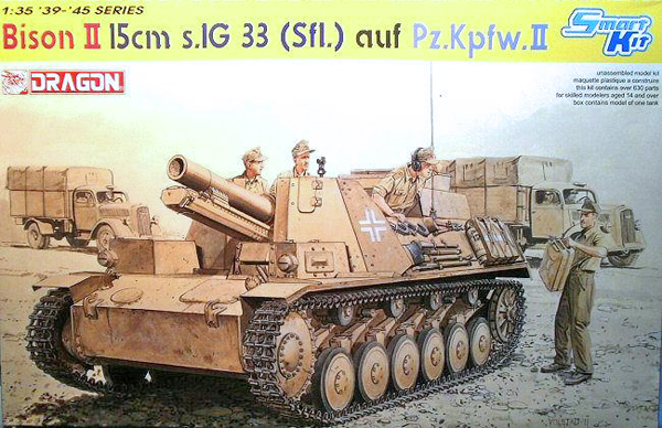 Naga/DML Bison II 15cms IG33 Sfl auf PzKpfw II 1:35