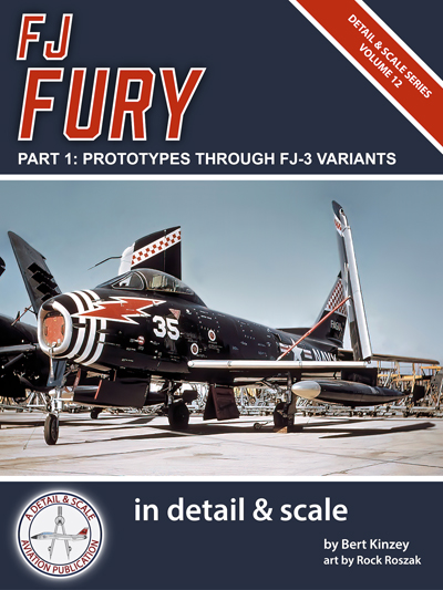 FJ Fury in detail en schaal, deel 1, prototypes door FJ-3-varianten