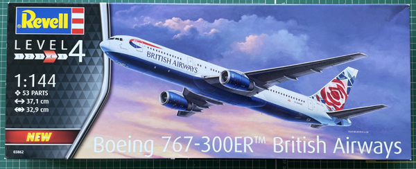 Revell Boeing 767-300ER British Airways Chelsea Naik 1:144