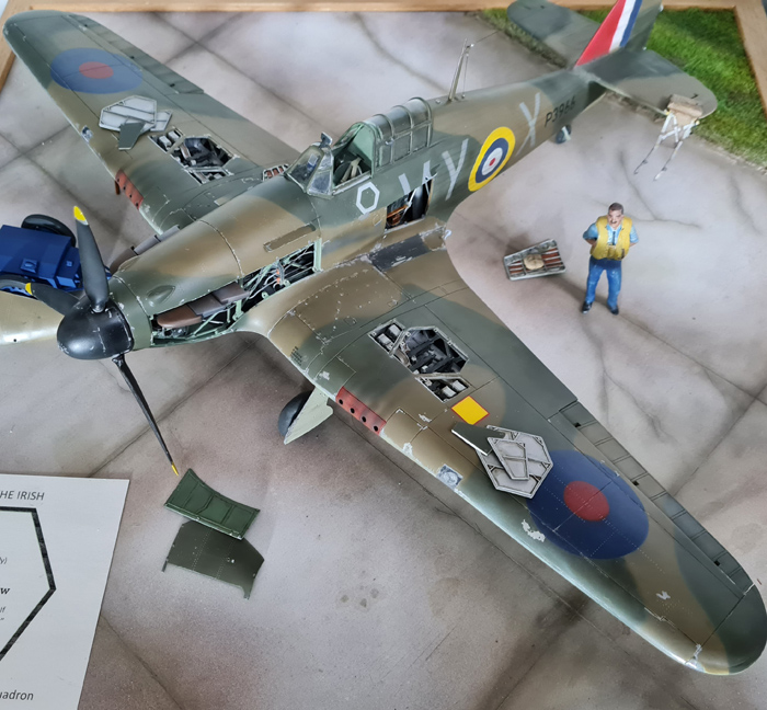 Airfix Hawker Hurricane Grŵp Mk.I Capten Hemmingway 1:24