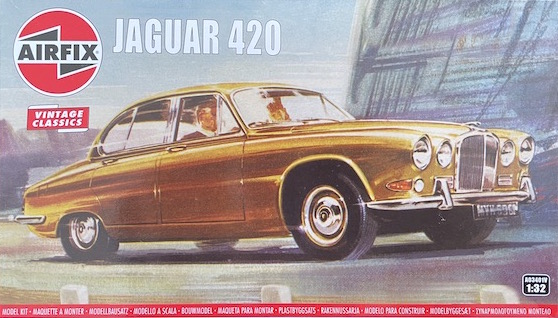 Airfix Jaguar 420 Vintage Klasik Seri 1:32