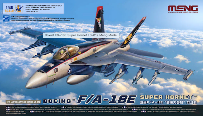 MENG Boeing F/A-18E Super Calabrone 1:48