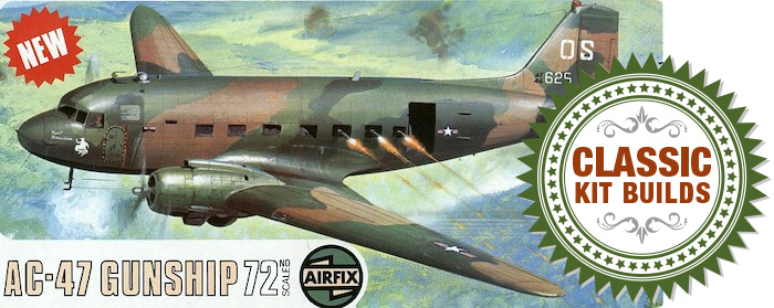 Airfix AC-47 ติดอาวุธ 1: 72