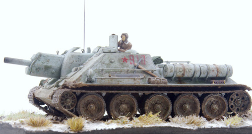 Rosyjski niszczyciel czołgów Tamiya Su-122 1:48