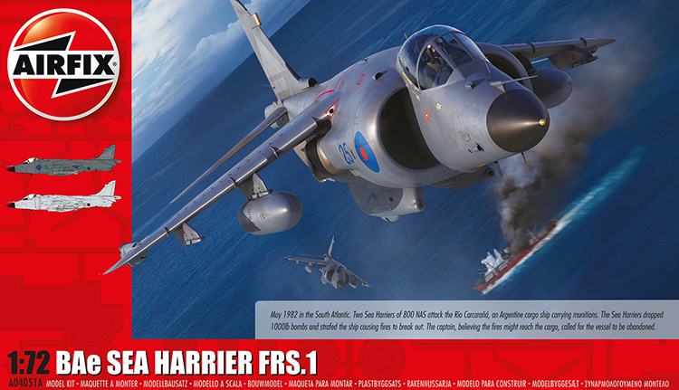Airfix BAe Sea Harrier FRS.1 (Falklandy) 1:72