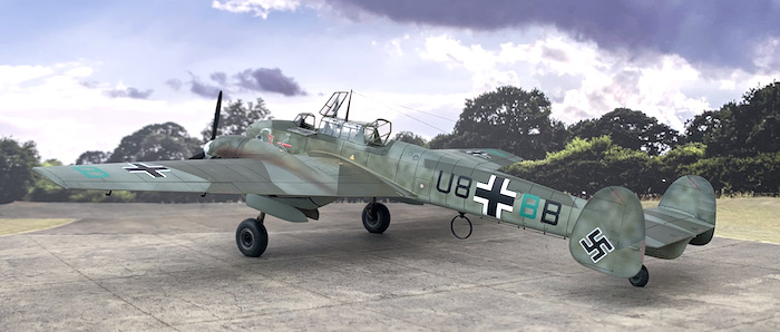 เอดูอาร์ด เมสเซอร์ชมิตต์ Bf 110C 1:48