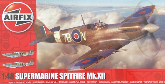 Airfix Supermarine Spitfire Mk.XII 2022 rhyddhau 1:48