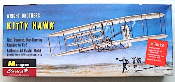 Monogram Wright Bersaudara Kitty Hawk, Wright Flyer No.1 1:39