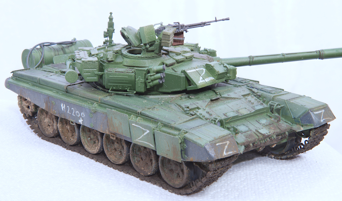 Trumpetisti venäläinen T-90A taistelutankki 1:35