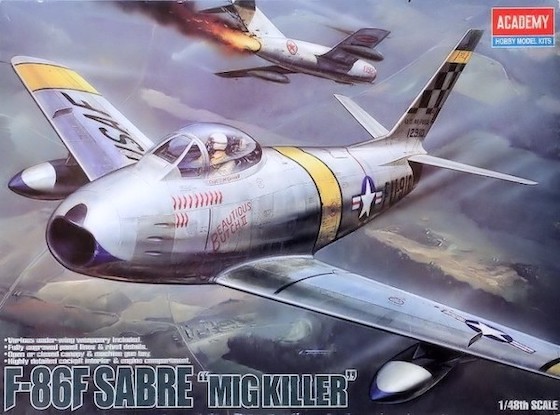 Academy F-86F Sabre до Canadair Sabre F Mk.4 RAF 1:48